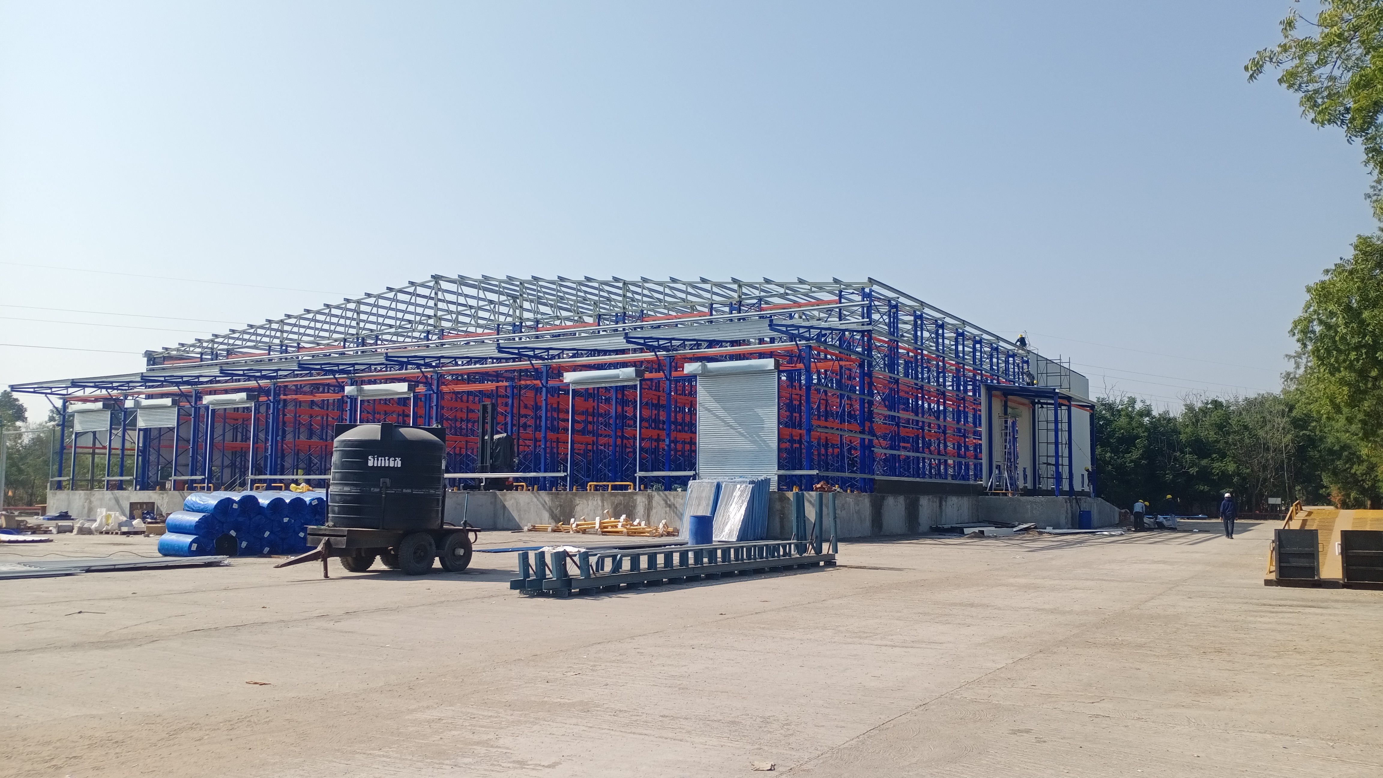 Rack Supported Warehouse